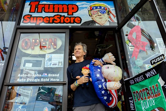 Richard Kligman at his store in South Carolina.