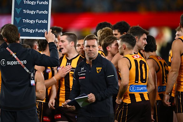 Hawthorn coach Sam Mitchell got four points and some food for thought from Saturday’s game against Port Adelaide.