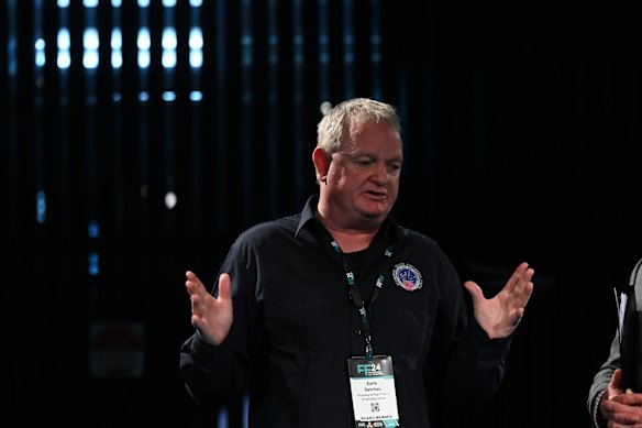 Plumbers’ union boss Earl Setches.