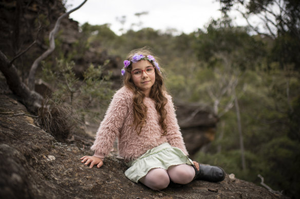 Arabella Hanisch Jasiak, 8, has rediscovered an orchid, Corunastylis reflexa, that has not been seen for 145 years. 