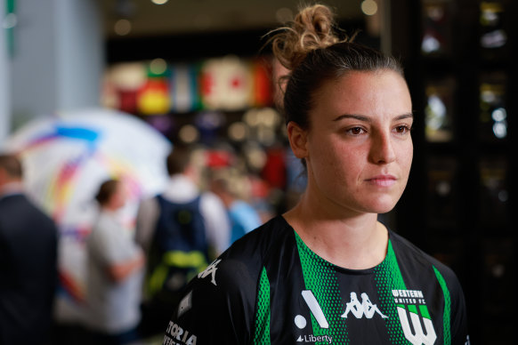 Chloe Logarzo’s A-League return with Western United hasn’t gone to plan.