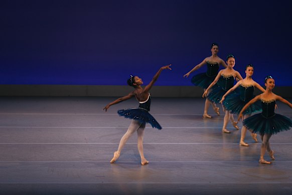New company member Precious Adams performs in Balanchine’s Ballet Imperial. 