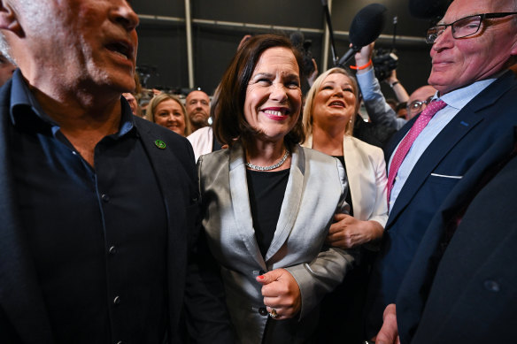 Sinn Fein leader Mary Lou McDonald in Belfast.