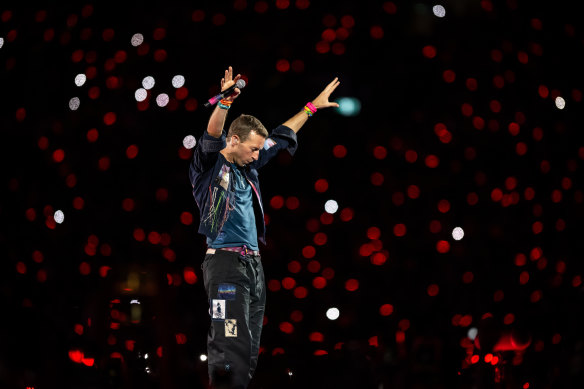 Coldplay has been enjoying a sold-out tour across Australia. 