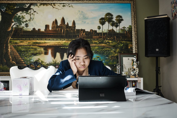 Niwatey San: “Back in Cambodia, my grandpa caught COVID. He went to ICU, but he passed away.”