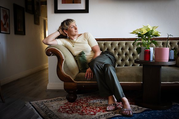 Natasha Ambrose at home in Darlinghurst, Sydney. 