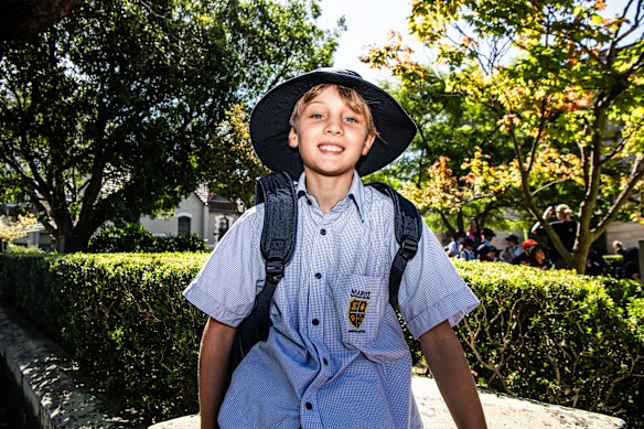 Alexander Kersten’s year 5 NAPLAN exam was disrupted on Wednesday due to connectivity issues.