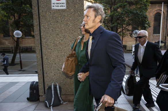 Craig McLachlan arrives at the NSW Supreme Court in 2022.