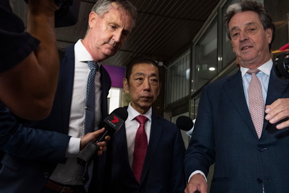 Former NSW Labor MP Ernest Wong outside the ICAC in 2019.