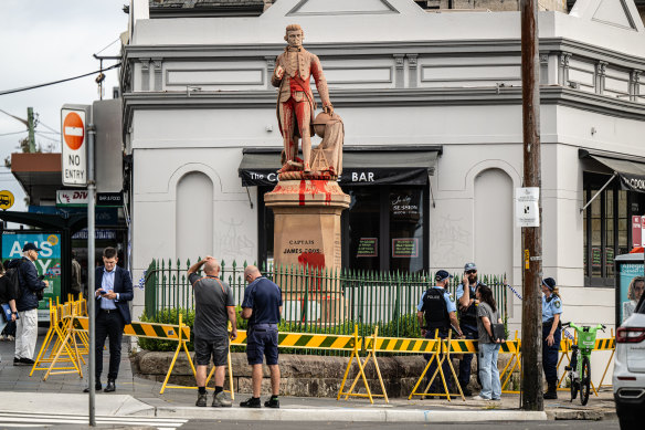 Randwick Council is working to repair the statue as police investigate the vandalism attack.