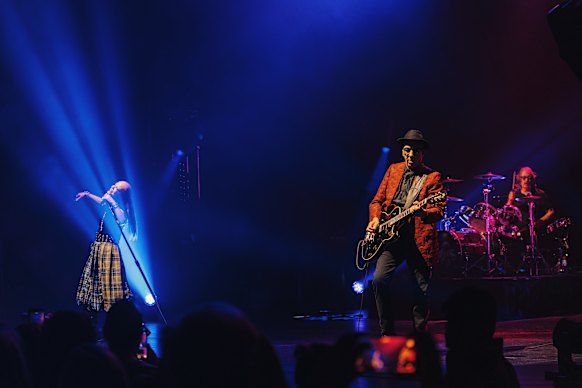 No one tried to smuggle a beach ball at Garbage's Melbourne concert.