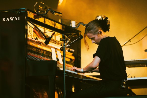 Pianist and singer Hania Rani at an earlier performance. 