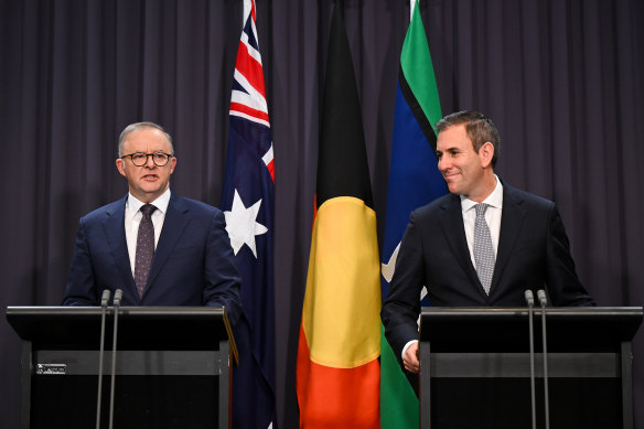 Prime Minister Anthony Albanese and Treasurer Jim Chalmers announce the new RBA governor. 