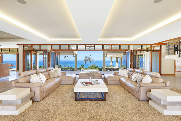 The family compound offers a total of 15 bedrooms and 15 bathrooms.