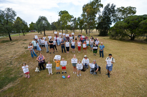 Yarraville residents are divided over plans to build a basketball arena at McIvor Reserve, with opponents saying the area cannot afford to lose any green space.
