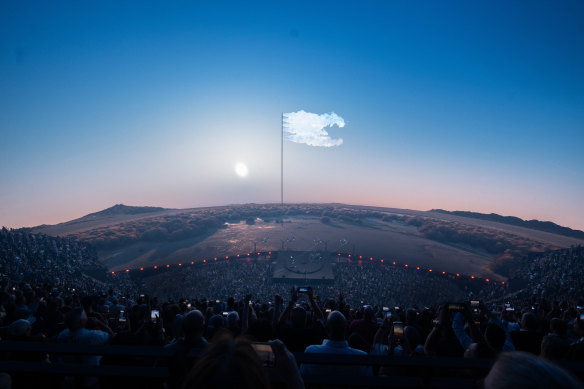 From Vegas to the desert ... U2 perform at the Sphere.