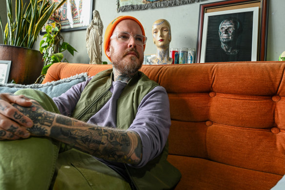 Tattoo artist Ian Christensen is part of the changing face of Phillip Island.