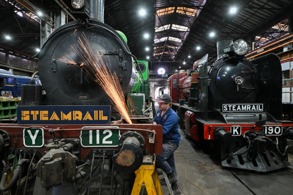 VicTrack who own the heritage-listed Newport Railworks have been accused of pushing volunteer preservation groups out.