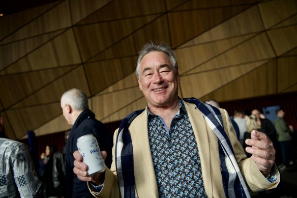 Geelong fan Rick Phillips at Melbourne  Convention and Exhibition Centre for the North Melbourne grand final breakfast. 