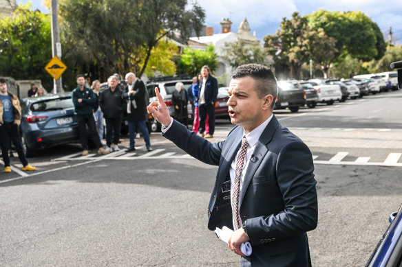 The East Brunswick terrace sold at auction for $1,500,500 through Ray White’s Stefan Stella.