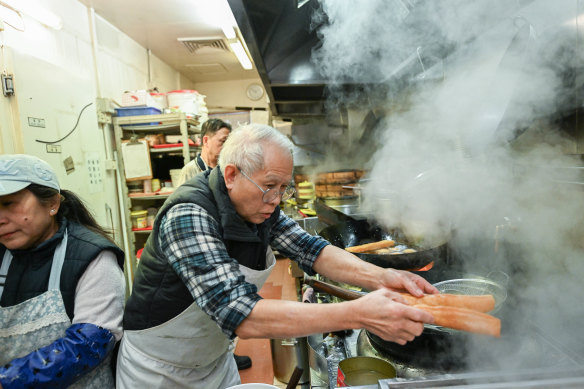 At 73, Hong Kong Dim Sum’s Kong Choi Leung is still on the tools.