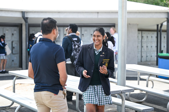 Last year, at 14, Nadia did her first year 12 VCE exam in further maths.