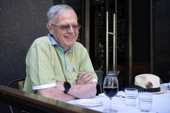 Former head of the ADF Admiral Chris Barrie at Fratelli Paradiso.