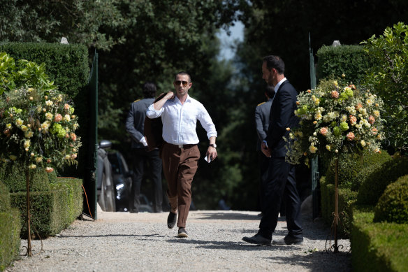 Kendall Roy (Jeremy Strong), under the Tuscan sun.