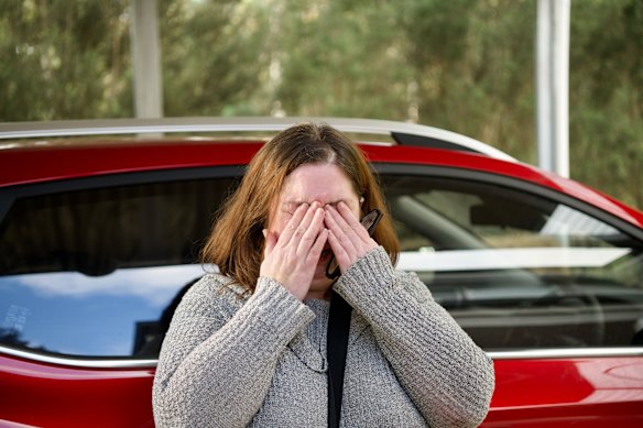 One of the first picture pictures taken of Erin Patterson.
