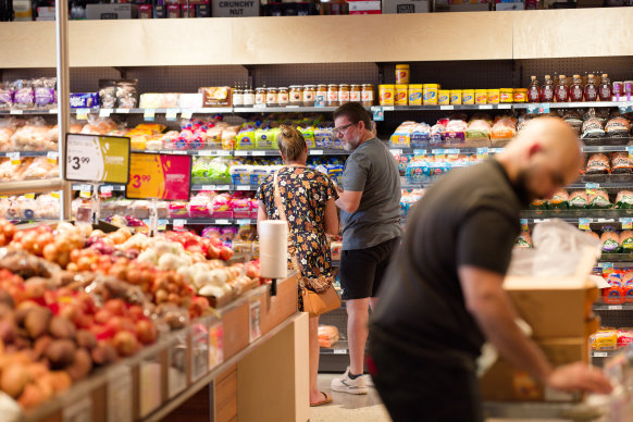 Shoppers have had to reduce their purchases to deal with cost-of-living pressures.