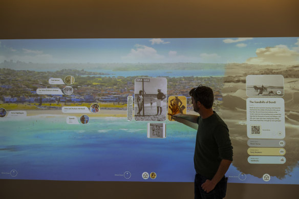 The “Bondi Story Room” in the newly refurbished pavilion.