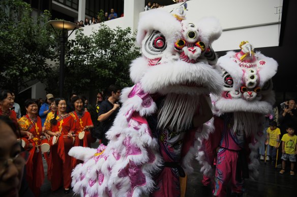 Lunar New Year celebrations in Burwood.