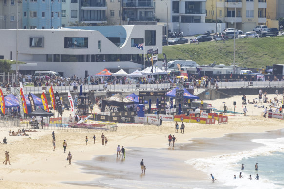 The ironman and ironwoman series held at Bondi Beach were cancelled.