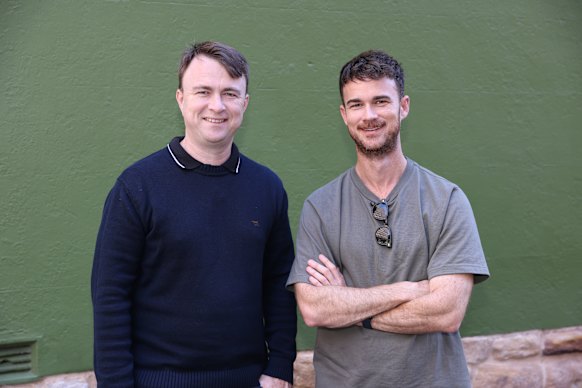 Chris and Mike Sharkey.