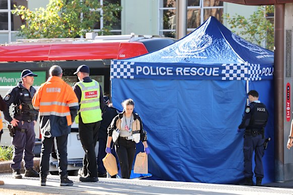 Emergency services were called to the scene about 1.15pm on Thursday.