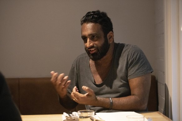 Michael Rodrigues at Odd Culture in Newtown.