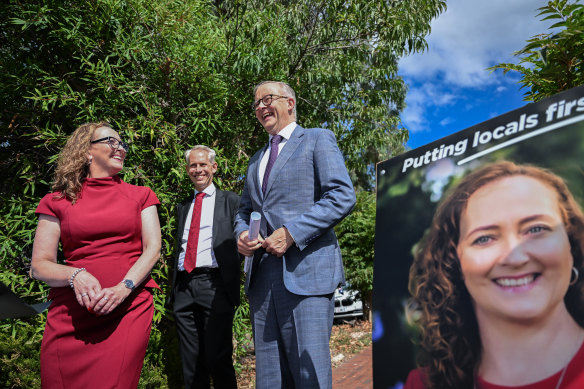 Prime Minister Anthony Albanese is expected to campaign alongside Labor’s candidate for Aston Mary Doyle on Saturday.