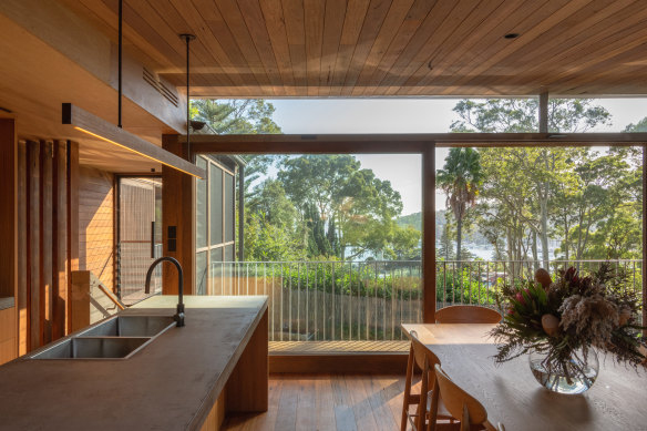 “It was the perfect spot to create a new open-plan kitchen and living area,” said architect Matthew Woodward.
