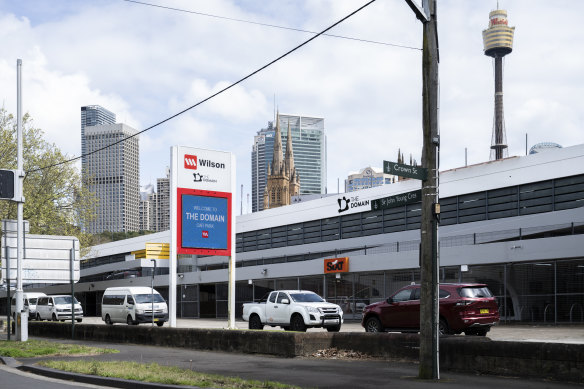 The site on Sir John Young Crescent is currently occupied by the Domain car park.