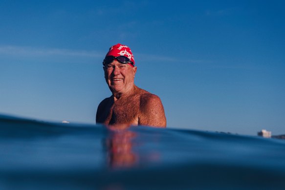 Bruce Baird was a regular swimmer at the Bold & Beautiful Swim Squad, which swims between Manly Beach and Shelly Beach.
