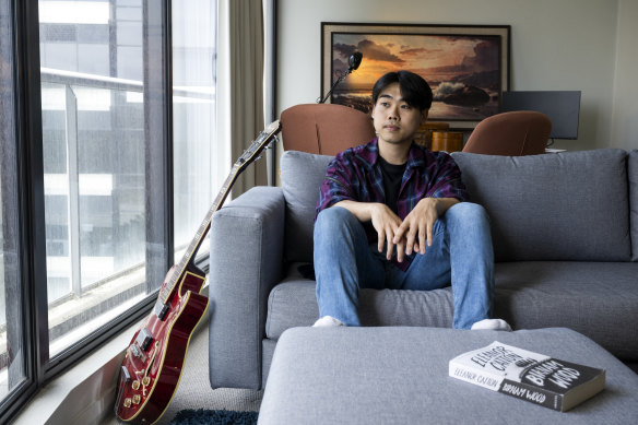 Ayaki Ito at his St Leonard’s apartment.