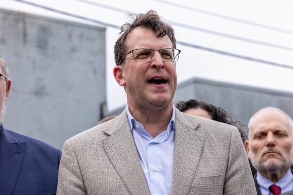 Daniel Aghion, presidente do Conselho Executivo dos Judeus Australianos (foto em dezembro), disse que os comentários feitos no comício de domingo foram 