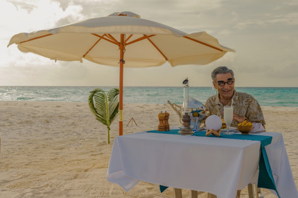 The Reluctant Traveller, Eugene Levy, is not chit-chatty.