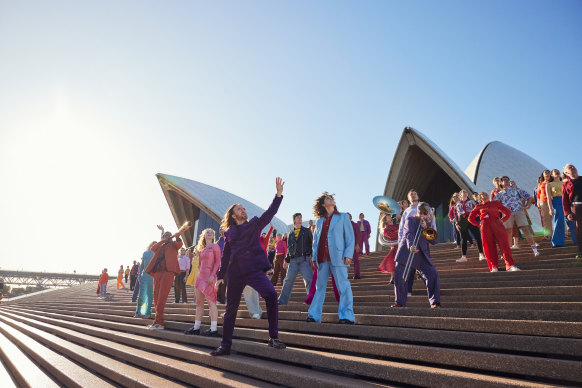 Stills from the video for the song written by Tim Minchin for the Opera House’s 50th birthday.