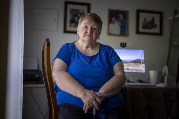 Carolyn Crawford at home in Frankston, Melbourne. 