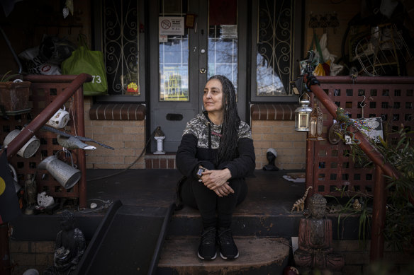 Carolyn Ienna, a hip-hop artist also known as Rap Attack, feels stressed at the thought of moving house.