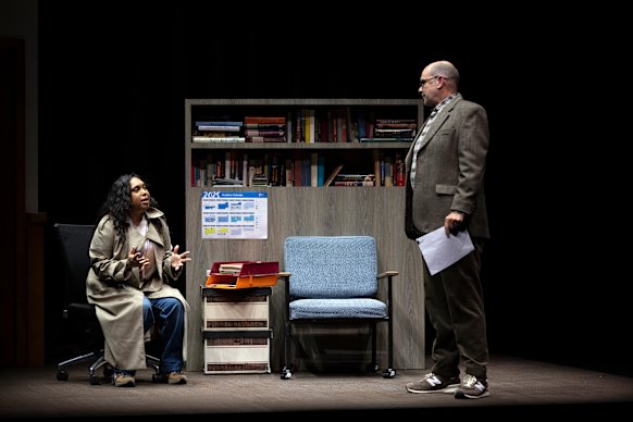 L-R: Chenoa Deemal and Ian Bliss.