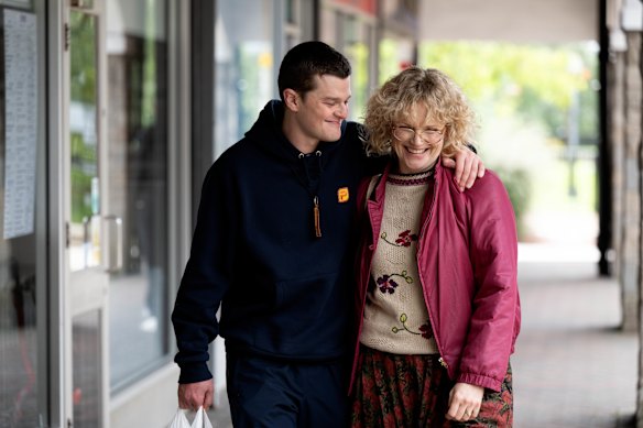 Robert Aramayo as John Davidson and Maxine Peake as Dottie.