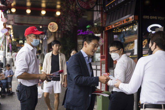Labor’s Jason Yat-sen Li is hoping to save the seat of Strathfield for the ALP.