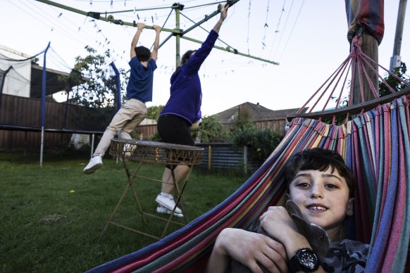 The Adamson family have avoided handing smartphones to their kids. 
